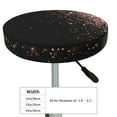 thumbnail image 2 of Goofa Rose Gold Glitter1 Printed Stool Covers Round, Waterproof Round Bar Stool Covers Anti-Slip Round Bar Stool Seat Cover with Elastic Bands Durable -12 inch, 2 of 7