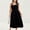 c01Black, variant on Adjustable Spaghetti Strap Midi Dress for Women Summer Boho Dress Casual Plus Size Dresses Sleeveless Dresses Vacation Outfits Orange XXL