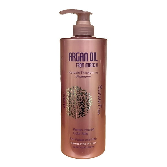Argan Oil from Morocco Keratin Thickening Shampoo, 33.8 fl.oz. (1000 ml)