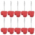 thumbnail image 3 of MRLESS 10pcs Table Number Holder Name Place Card Holders With Alligator Clip Wood Base Memo Clip Holder Stand For Valentine's Day Message Cards And Photos, 3 of 6