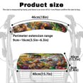 thumbnail image 6 of HELLHERO Non-Slip Fit Rollator Seat Cover Rollator Walker Seat Back Covers & Rural Harvest for Elder Easy Install for Senior Fit Walkers, 6 of 7
