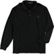 thumbnail image 1 of Ralph Lauren - Polo de rugby con solapa de ante sintético para hombre, color negro, 3XLT, 1 of 1