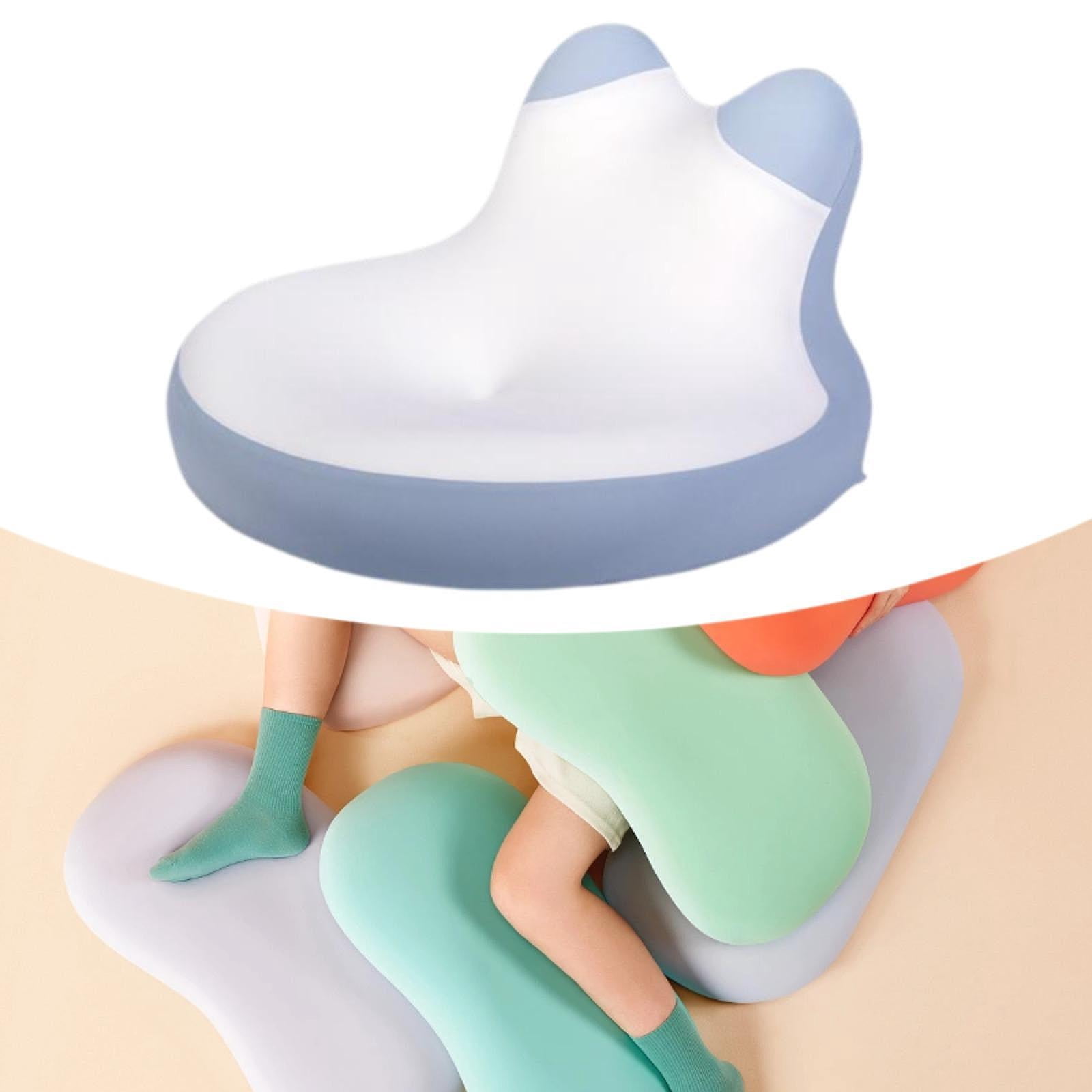Reading Pillow Wedge Memory Foam Bed Support Cushion Ergonomic Design for Comfortable Bedroom Use