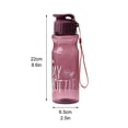thumbnail image 3 of Reusable Water Bottles, Portable Water Bottle, Sports Water Bottles, Large Water Bottle, Clear Water Bottle, Flip top Bottles, Pet Water Bottle, Water Bottle Lid, Plastic Bottles,, 3 of 6