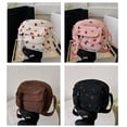 thumbnail image 5 of Women Aesthetic Trendy Corduroy Crossbody Bag with Strawberry Print Japanese Sweet Small Shoulder Bag Purse, 5 of 9