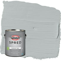 Glidden Spred Maiden Mist / Gray Flat Interior Paint with Primer, 1 Gallon
