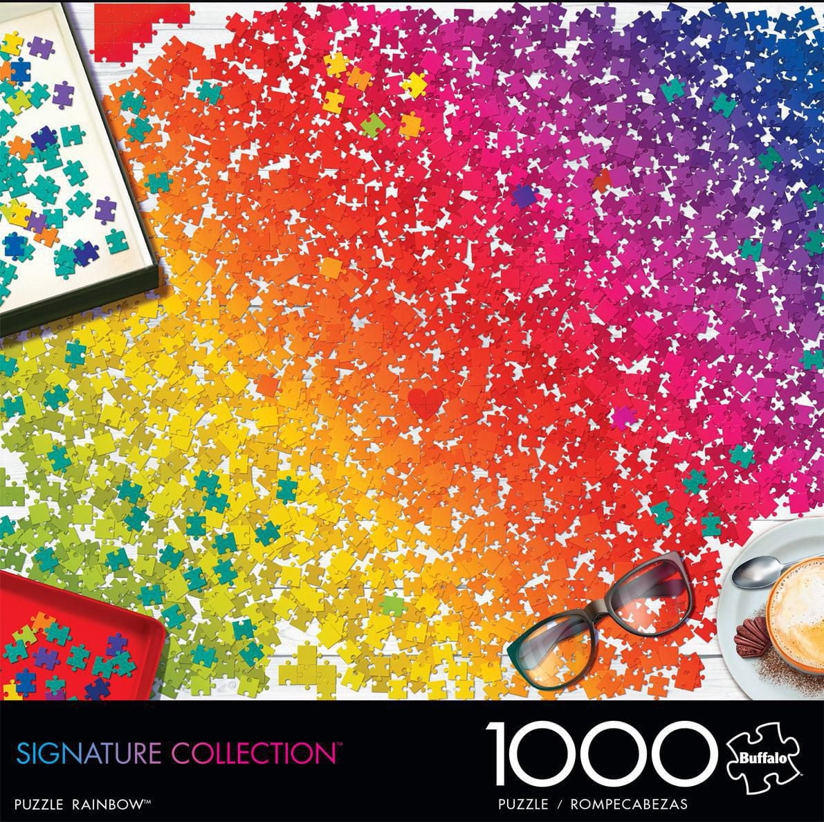 Buffalo Games - Signature Collection - Puzzle Rainbow - 1000 Piece Jigsaw Puzzle