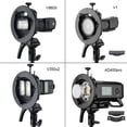 thumbnail image 3 of Soporte Speedlite Godox S2 S-Type para V1 AD400pro AD200pro, 3 of 9