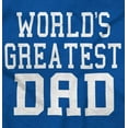 thumbnail image 2 of Father's Day World's Greatest Dad Men's Crewneck Sweatshirt Brisco Brands X, 2 of 6