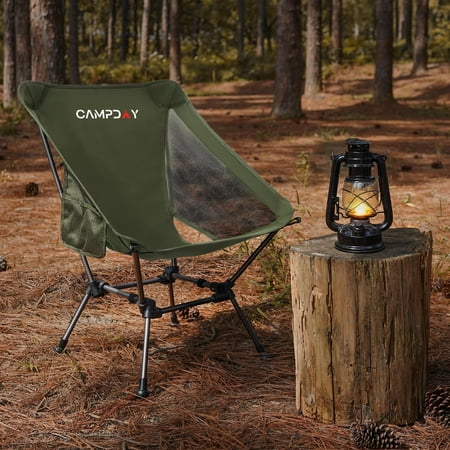 Camping Chair Portable Hiking Ultralight Backpacking Small Lightweight Folding Chair for Outdoor Camp Hunting Beach Picnic Concert