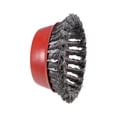 thumbnail image 4 of Unique Bargains 4-Inch Wire Cup Brush Twist Knotted Crimped Steel with M14 Threaded Hole for Grinders, 4 of 4