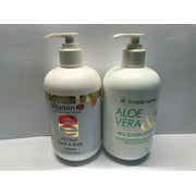 Colonial Dames Vitamin E & Aloe and Vitamin E All Over Body Lotion 2 Pack Value Pack 35 Oz