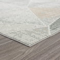 thumbnail image 5 of LR Home Michelle Durable Performance Area Rug Indoor in Cream/Gray, 5'3" x 7'3", 5 of 7