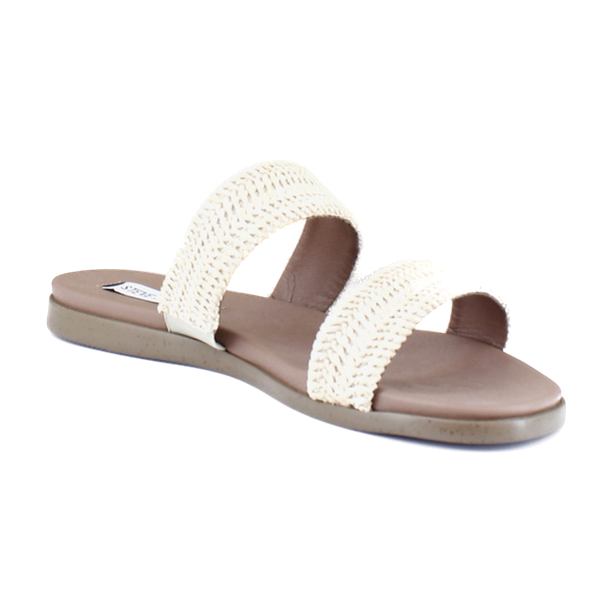 【送料関税込】Steve Madden*Keely Natural Raffia*日本未入荷 KEELY Natural Raffia Women's Studded Slides – Steve Madden