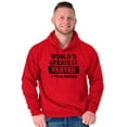 thumbnail image 4 of World's Greatest Farter Funny Fathers Men's Big & Tall Graphic Hoodie Brisco Brands 2X, 4 of 4