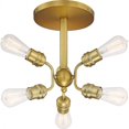 thumbnail image 2 of Nuvo Lighting Faraday 6-Light Semi Flush BB, 2 of 2