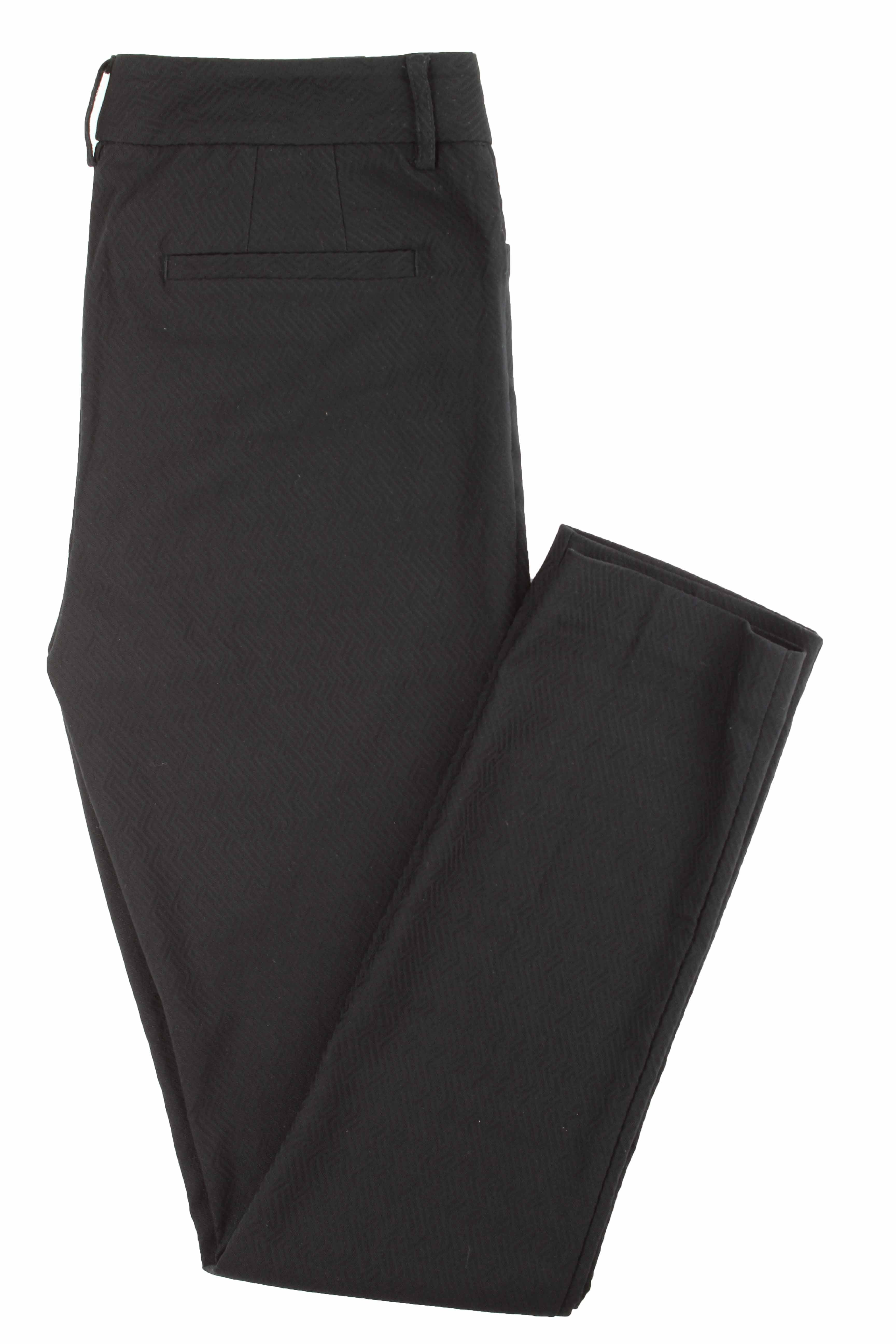 Mario Serrani Women's Slim Fit Pants Solid Black 