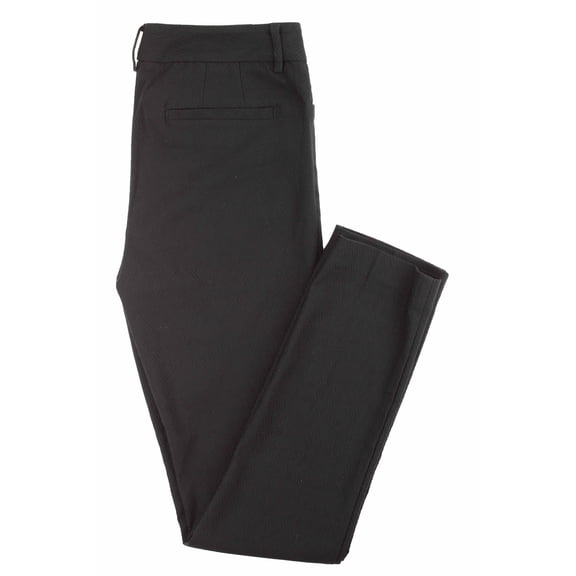 Mario Serrani Womens Comfort Stretch Slim Fit Full Length Pants (Black/Black, 2x30)