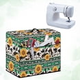 thumbnail image 3 of ZIATUBLE Aztec Southwest Sewing Machine Dust Cover Sunflower Pattern Sewing Machine Cover Cow Print Sewing Machine Protective Dust Cover with Pockets for Extra Accessories, 3 of 7