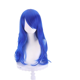 thumbnail image 1 of Peluca para cosplay, color azul oscuro, rizada, 85 cm, para mujeres y adolescentes, 1 of 1