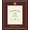 Maroon, variant on University of Charleston Diploma Frame, Document Size 11" x 14"