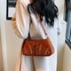 thumbnail image 5 of Bolso de hombro de PU de moda con hilo de coser y cremallera de venta caliente para mujer 2024 Nuevo bolso cruzado de mujer versátil y moderno, 5 of 5