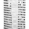 thumbnail image 7 of Doomiva Men's Shiny Sequins Design Silk Like Satin Button Up Disco Party Dress Shirts Dance Costume White 170, 7 of 7