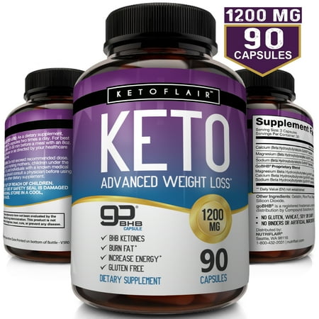 Nutriflair Keto Advanced Weight Loss Supplement 1200 Mg 90