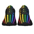 thumbnail image 5 of LGBT Rainbow Shoes Sneakers Black Size 13, 5 of 7