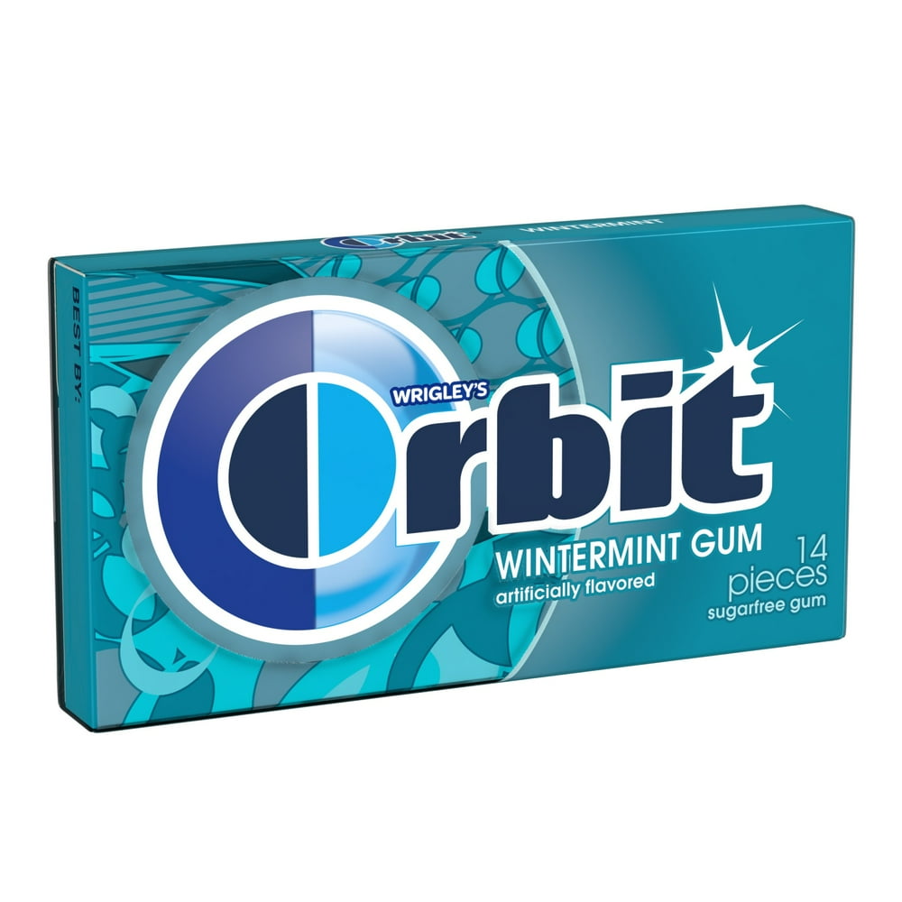 Orbit Wintermint Sugar Free Gum, 14 Piece Single Pack - Walmart.com ...