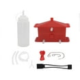 thumbnail image 1 of Motorcycle & Bike Chain Cleaning Tool Kit - Plastic Gear Cleaner with Brush, Water/Oil Bottle, Hooks, Rope, Silicone Strap, Tubes & Interface - Red/Black/Blue Optional (100x87x45mm Brush Size), 1 of 6
