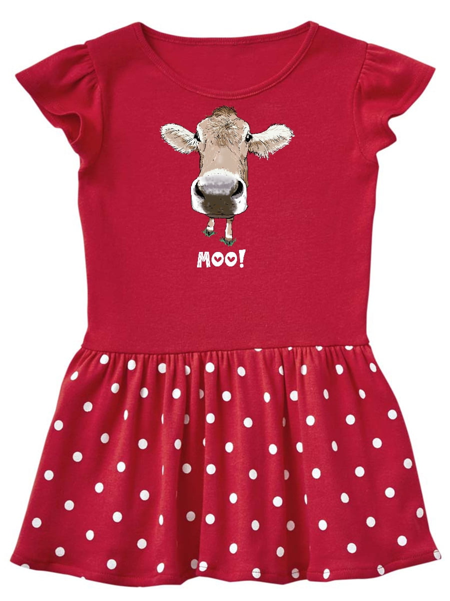 Moo! Cute Brown Holstein Cow Infant Dress - Walmart.com - Walmart.com