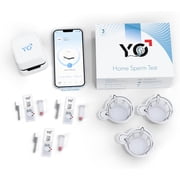 YO Home Sperm Test | #1 FDA Cleared Home Semen Analysis | Tests Sperm Concentration, Motility, Progressive Motility, and More with 97% Accuracy | No Mail-in or Lab Visit | Includes 3 Tests