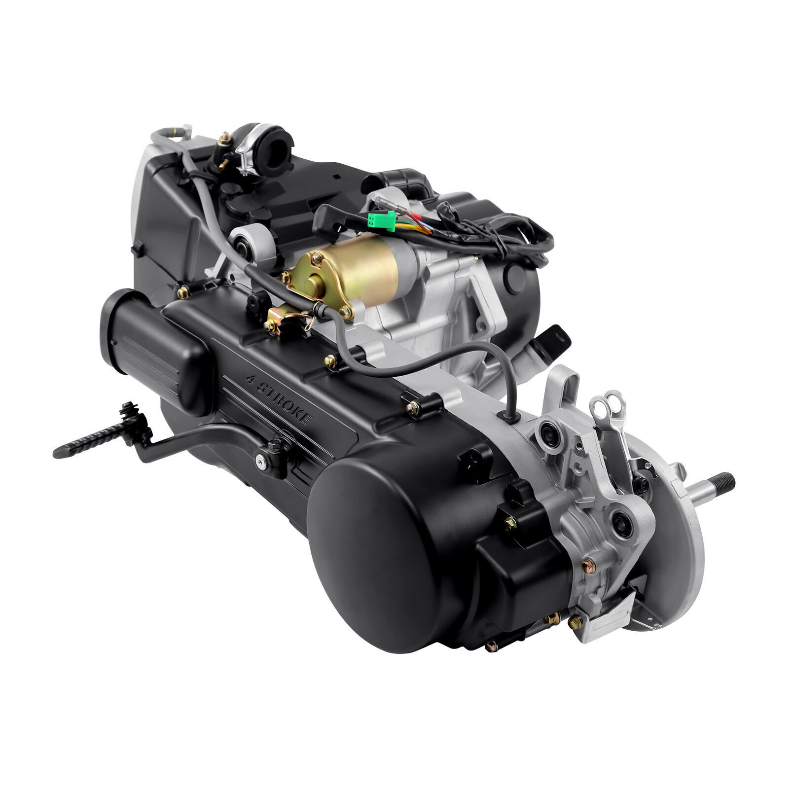 SHZICMY Complete Engine 4-Stroke 150CC GY6 Scooter ATV Go-Kart Motor CVT 11" Long Case