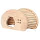 thumbnail image 3 of Casa de madera para hámster, escondite, jaula de bricolaje, casa para jerbos, juguete para correr para animales pequeños forma de huevo, 3 of 9
