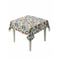 thumbnail image 2 of Strawberry Tablecloth Square Table Cloth 54x54, Waterproof Outdoor Table Cloth Covers Decorative Table Protector, Summer Botanical Blue Spring Floral Washable Table Cover for Kitchen Dinning Party, 2 of 8