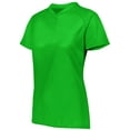 thumbnail image 2 of Augusta Ladies Attain Wicking Two-Button Softball Jersey 1567 Kelly Xs, 2 of 2