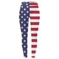 thumbnail image 5 of WILLBEST Leggings Con Estampado Tie-Dye Del Día de La Independencia Para Mujer, Pantalones de Yoga de Cintura Alta, Para Entrenamiento, Correr, Atletismo, Estiramiento, Cómodos, Para Fitness Grande, 5 of 5