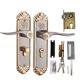 thumbnail image 3 of Cerradura de Manija ANGGREK cerradura de puerta con Manija interior para puerta de Dormitorio de madera, 3 of 8
