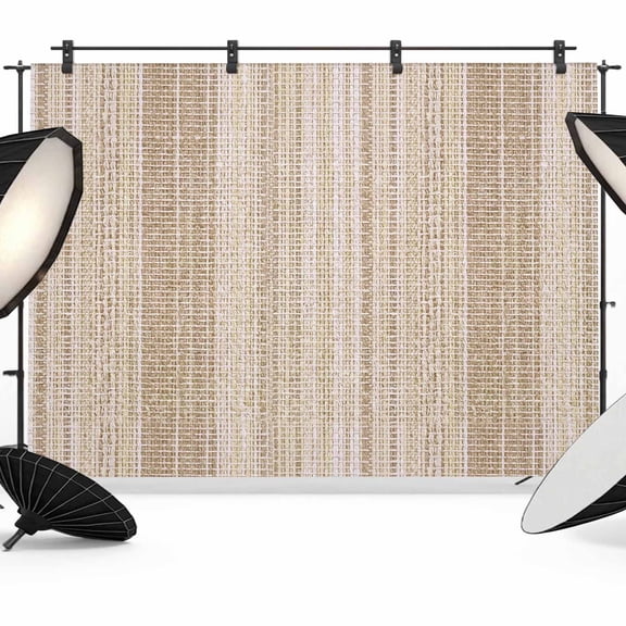 Abstract Beige Photography Backdrop 7x5FT, Rustic Farmhouse Minimalist Beige Vertical Striped Lines Photo Backdrops, Background for Photography Studio, Back Drop for Photoshoot