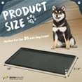 thumbnail image 2 of CAPHAUS 35" Replacement Tray for 36” Dog Crate, Durable, Multi-Purpose Plastic Bottom Pan for Pet Kennels, Easy to Clean & Install, 2 of 8