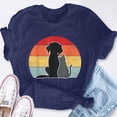 thumbnail image 2 of EcoLoom Dog Paw Dog Squad Dog Parent Cute Cat And Dog Graphic Short Sleeve Unisex T Shirt, 2 of 6