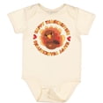 thumbnail image 3 of Inktastic Happy Thanksgiving with Cute Turkey Boys or Girls Baby Bodysuit, 3 of 5