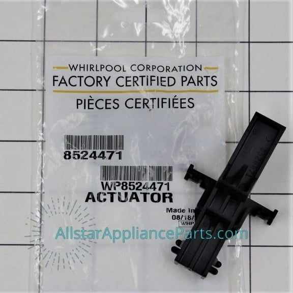 Whirlpool Dishwasher Actuator WP8524471