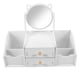 thumbnail image 4 of Organizador de maquillaje de escritorio, organizador de cosméticos de encimera, vitrina de cosméticos con espejo, 4 of 5