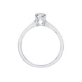 thumbnail image 2 of Diamond Solitaire Engagement Ring in 10K White Gold (1/2 cttw) (I-Color, SI3-I1 Clarity) (Size-5.5), 2 of 3