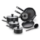 thumbnail image 1 of Batería de cocina T-Fal Initiatives 10 Piezas Negra, 1 of 4
