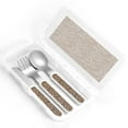 thumbnail image 4 of Zufioo Leopard Print-2 Print Children's Knife, Fork and Spoon Three-Piece Set, Toddler Safety Cutlery with Outer Box Suitable for Home and Kindergarten Use, 4 of 8