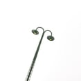 thumbnail image 4 of Toystoory Mini modelo de poste de luz, decoraciones para el hogar, luz LED de vía férrea, lámpara para escaleras, patios, accesorios de diseño, Artesanía Verde (luz blanca) Toystoory HA064663-03, 4 of 6