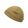 thumbnail image 4 of Top Headwear Cuffless Beanie For Men Women, Unisex Short Beanies Skull Cap, Khaki, 4 of 4